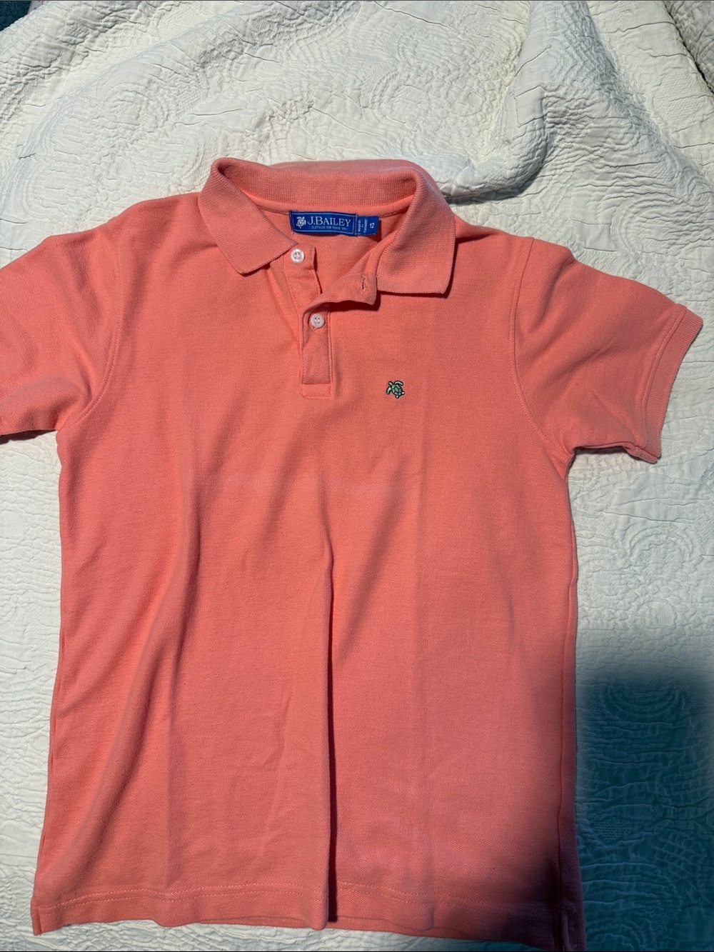 J. Bailey Boys' Coral Polo Shirt